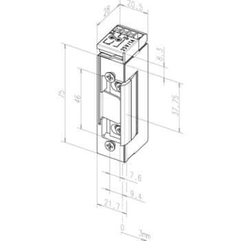 Защелка Eff-eff 17RR - фото 1