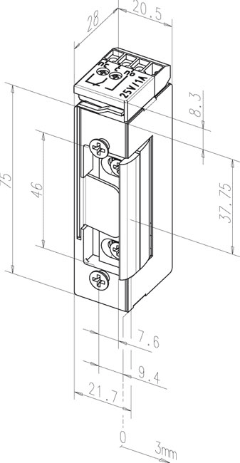 Защелка Eff-eff 17RR - фото 2