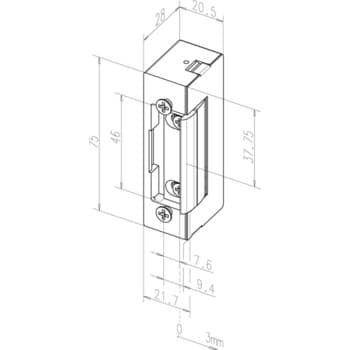 Электрическая защелка Eff-eff 17-E41 - фото 1