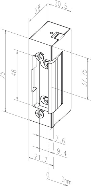 Электрическая защелка Eff-eff 17-E41 - фото 2