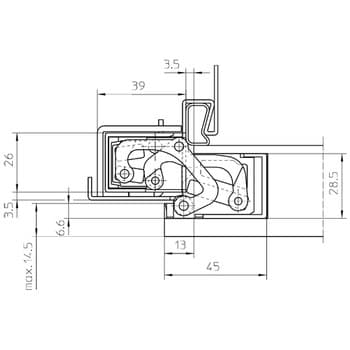 Петля скрытого монтажа Simonswerk TECTUS TE 380 3D - фото 7