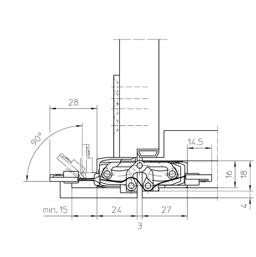 Петля скрытого монтажа Simonswerk TECTUS TE 240 3D Energy - фото 3