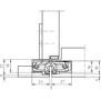Петля скрытого монтажа Simonswerk TECTUSTE TE240 3D - фото 6