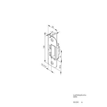 Корпус замка ABLOY 2045 - фото 1
