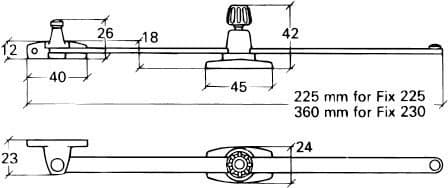 Ограничитель для окон ASSA FIX-230 - фото 2