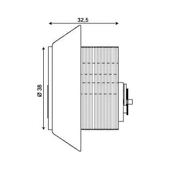 Круглый двойной цилиндр Trioving SY1268C SEC - фото 1