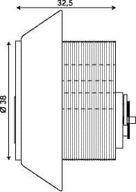 Круглый двойной цилиндр Trioving SY1268C SEC - фото 4