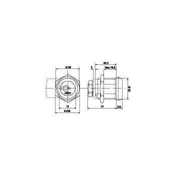 Замок для шкафчика  ASSA 8950 - фото 2