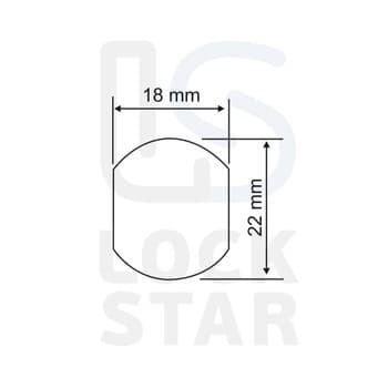 Замок для шкафчика ASSA 10450 - фото 5