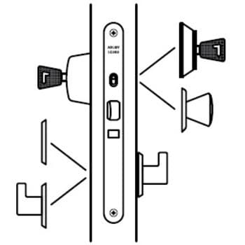 Корпус замка ABLOY LC204 - фото 1