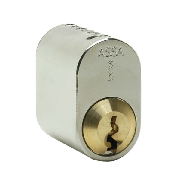 Овальный цилиндр ASSA 601 CR с тремя ключами